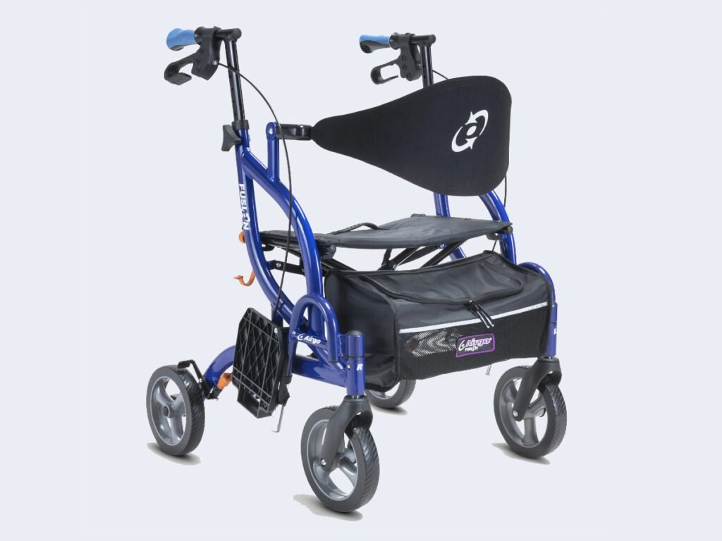 Drive AirGo Fusion 2-in-1 Rollator & Transport Chair